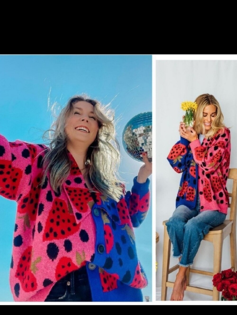Farm Rio Heartberry Cardigan